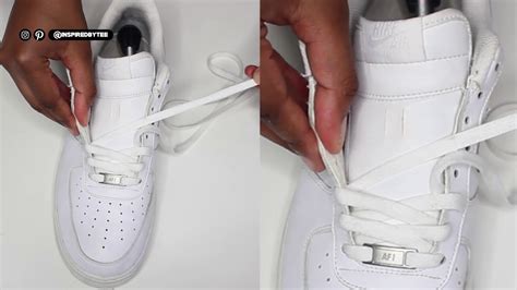 best way to tie air force 1